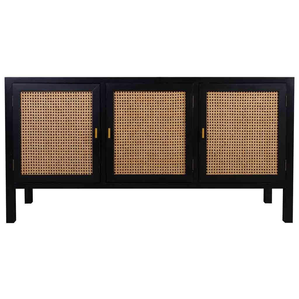 SIDEBOARD 150x45x76 cm - Schwarz, Holz (150/76/45cm) - Wanderlust