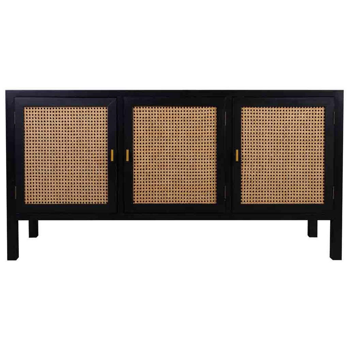 SIDEBOARD 150x45x76 cm - Schwarz, Holz (150/76/45cm) - Wanderlust