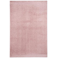 HOCHFLOR VELOURS TEPPICH LUNA - Rosa, Textil (160/200cm) - Snapstyle