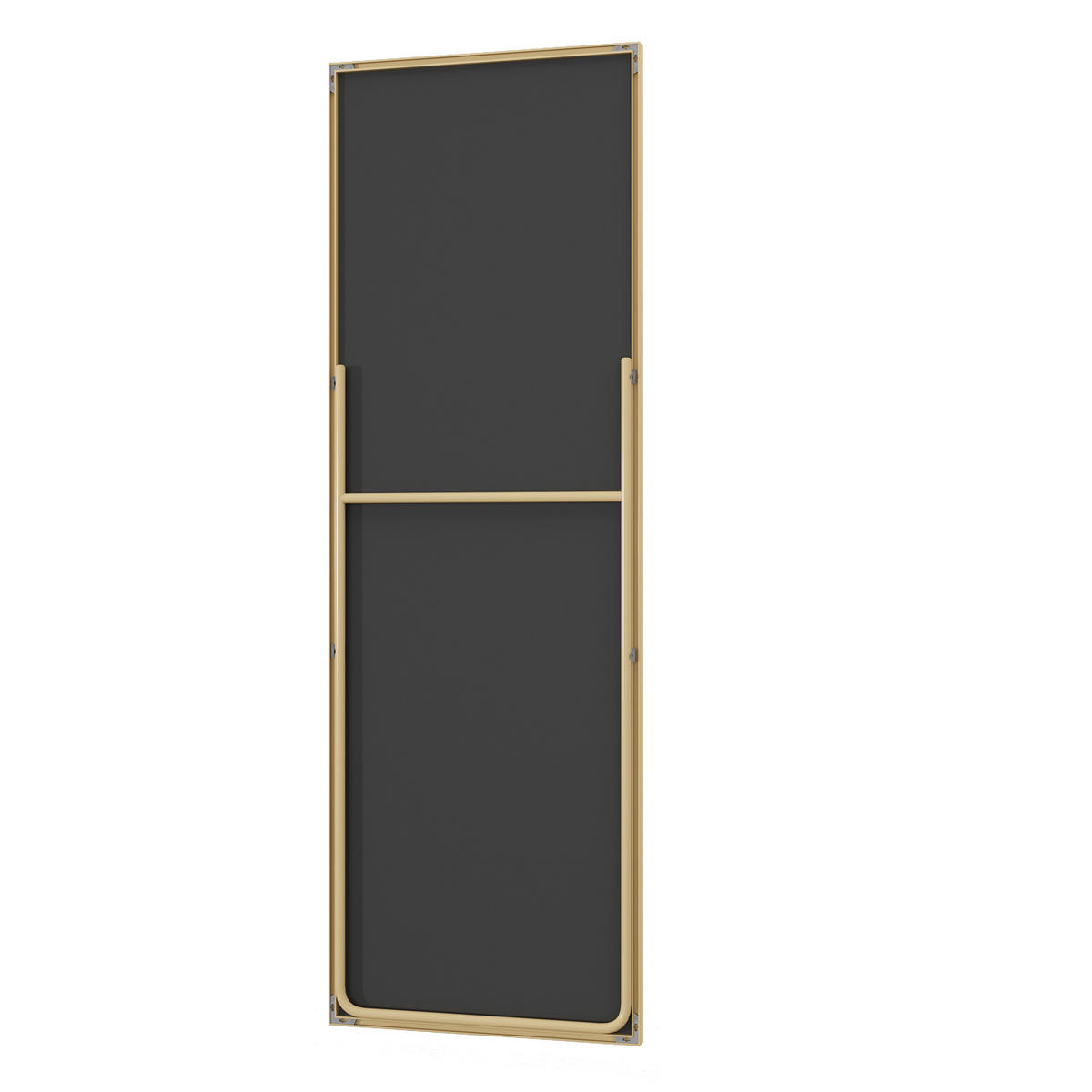 STANDSPIEGEL 140x40 cm Metallrahmen rechteckig gold - Goldfarben, Holz (40/140/3cm) - LEBENLANG