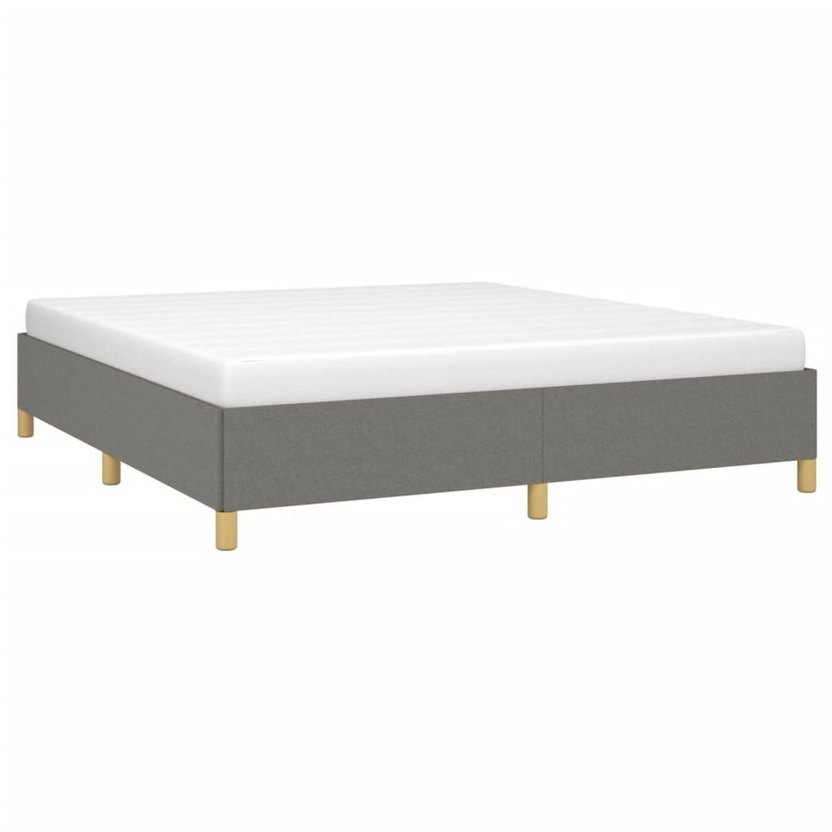 POLSTERBETT Raber 180/203 cm - Grau, Holzwerkstoff (180/200cm) - Nettlife