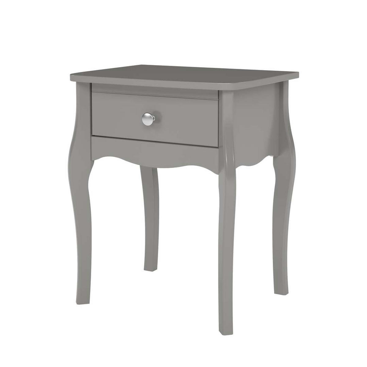 NACHTTISCH 2er-SET Baroque Grau lackiert 45/35/55 cm - Grau, Holzwerkstoff (45/55/35cm) - ebuy24
