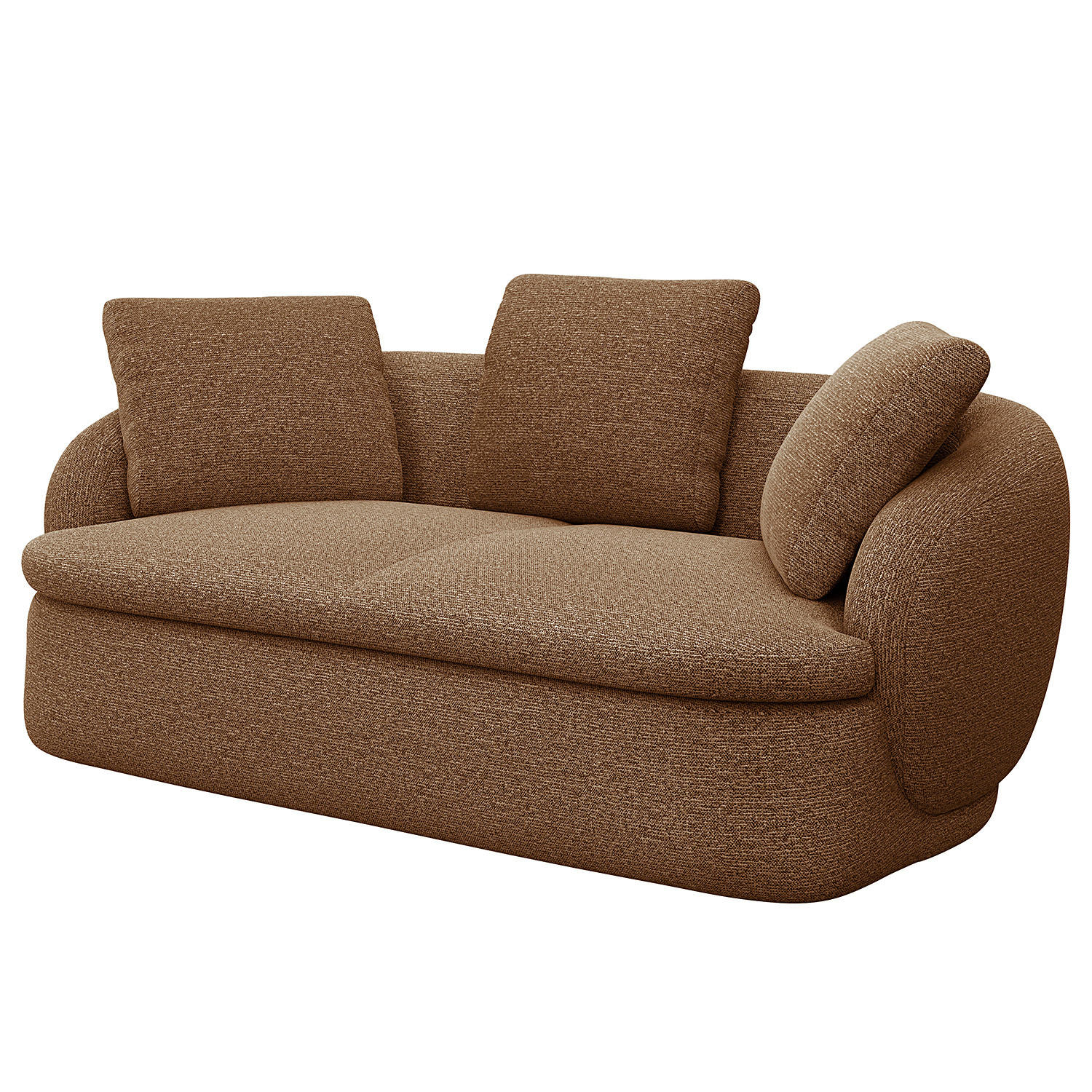 2,5-SITZER SOFA - Beige, Textil (186/74/102cm) - home24