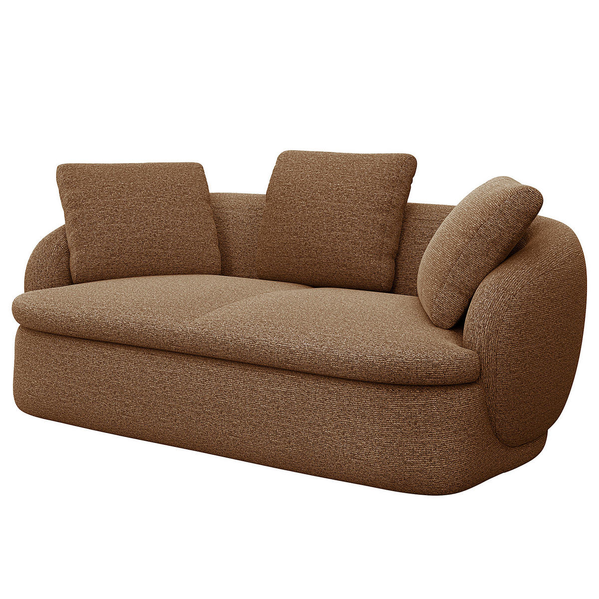 2,5-SITZER SOFA - Beige, Textil (186/74/102cm) - home24