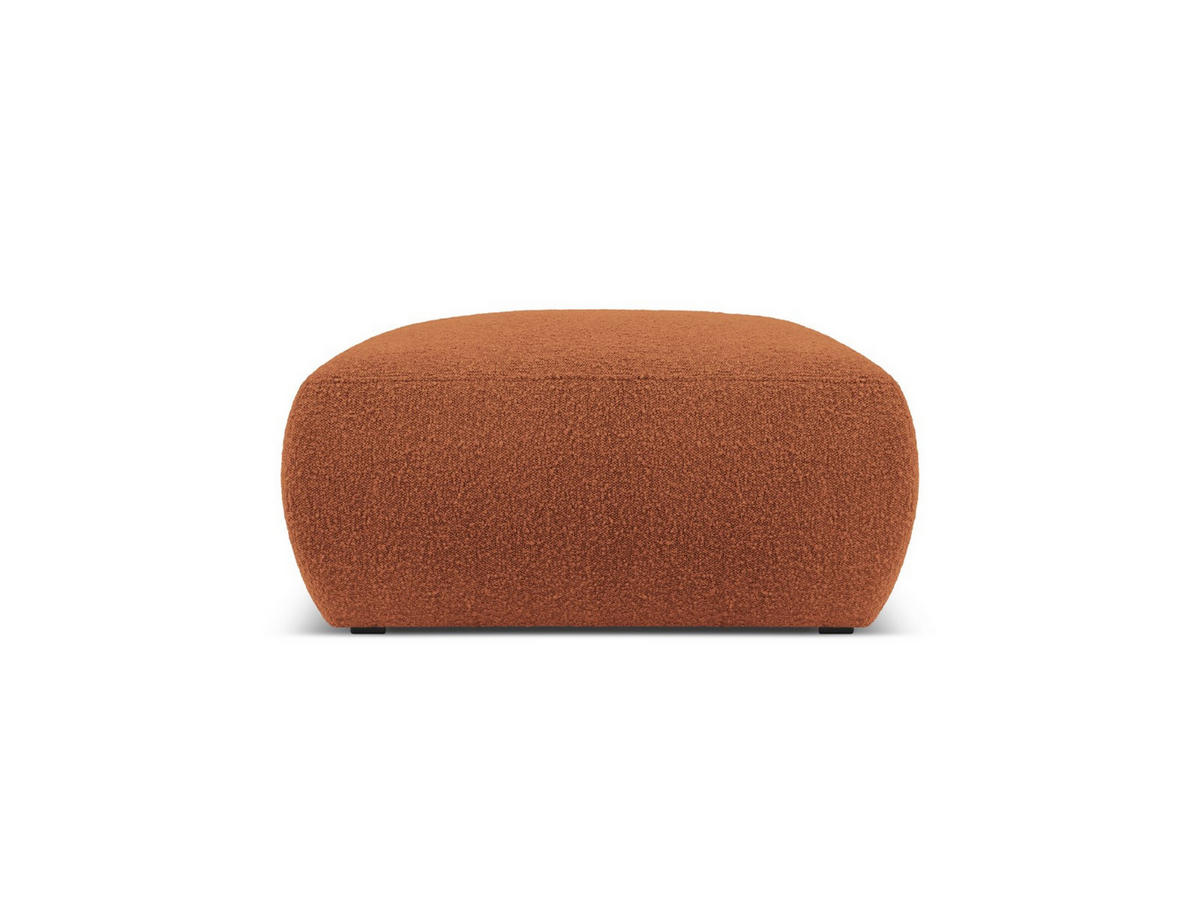 POUF Molino aus Boucle braun - Braun, Textil (75/36/75cm) - Micadoni