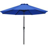 SONNENSCHIRM 270 cm Königsblau - Blau, Textil (40/295cm)