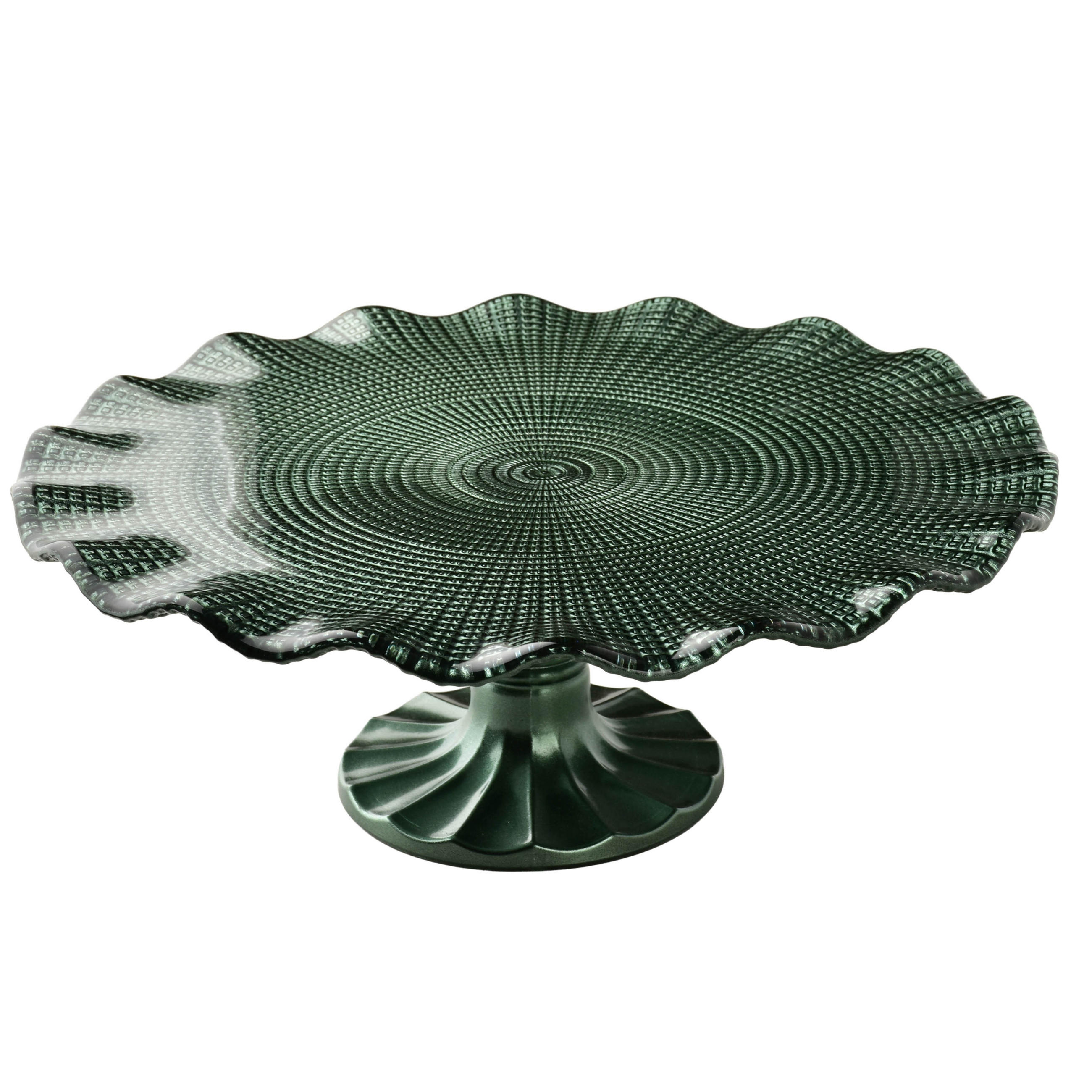 TORTENPLATTE Greenie Grün - Grün, Glas (11/29/30cm) - Mondex