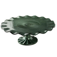 TORTENPLATTE Greenie Grün - Grün, Glas (11/29/30cm) - Mondex