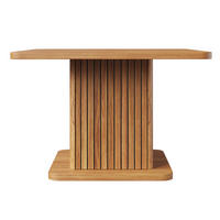 ESSTISCH 80/80/76 cm, Dunkelbraun - Naturfarben, Holzwerkstoff (80/80/76cm)