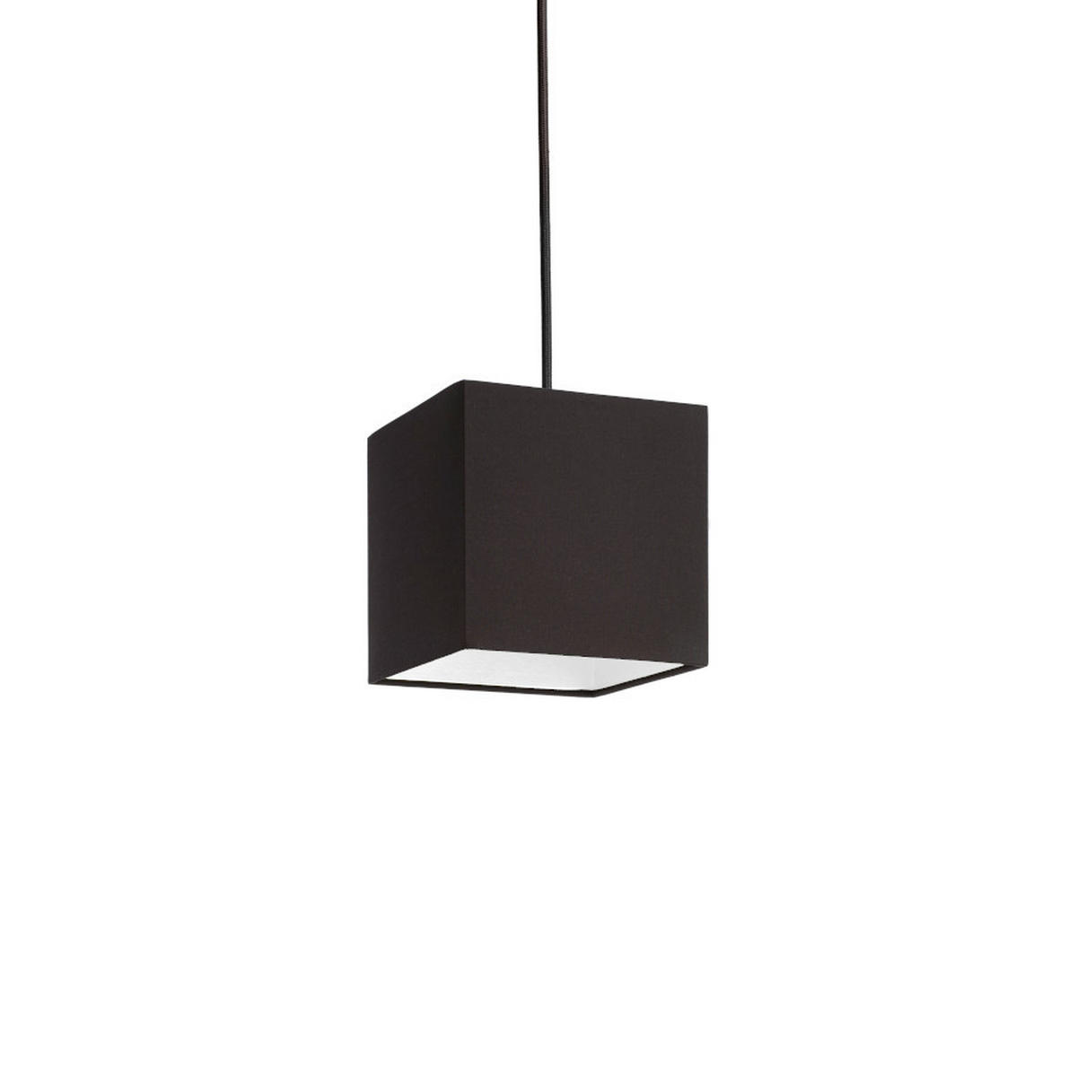 LEUCHTE TEMPO Polycotton schwarz 28 W - Schwarz, Textil (15/15/15cm) - Rendl