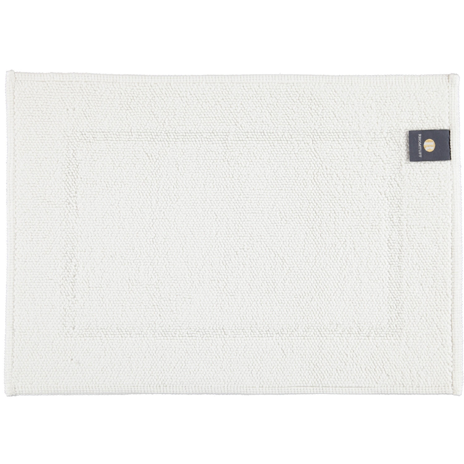 BADEMATTEN PEARL WEISS - 01 - Weiß, Textil (50/70cm) - Rhomtuft