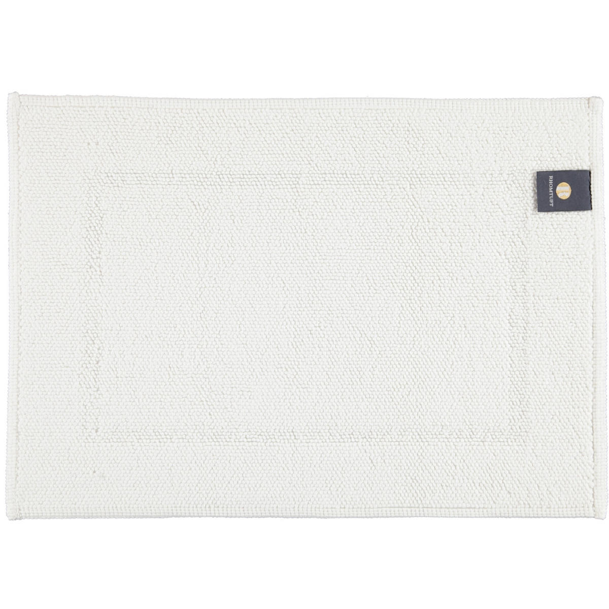 BADEMATTEN PEARL WEISS - 01 - Weiß, Textil (50/70cm) - Rhomtuft