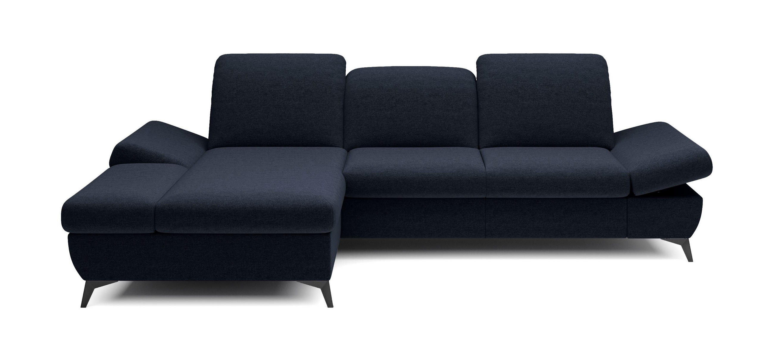 Masseno Ecksofa Dunkelblau 284x166 cm