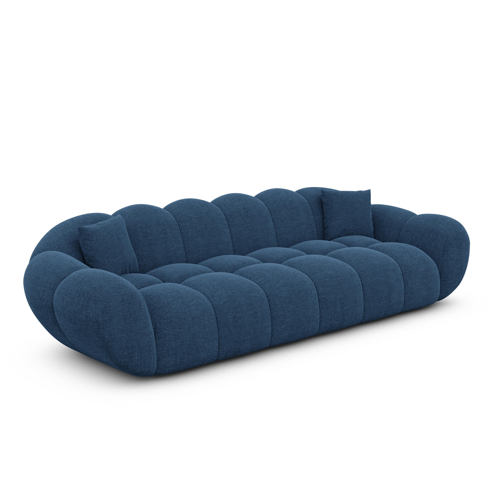 Varoyal 4-Sitzer-Sofa Dunkelblau 265x70x93 cm