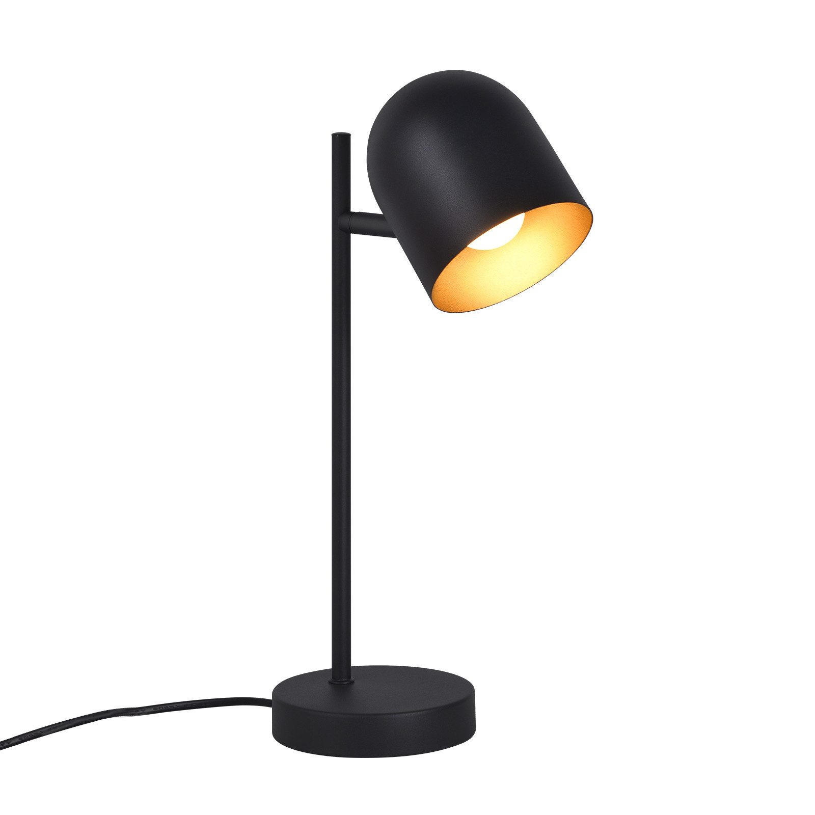 TISCHLEUCHTE Aansprenger 21.5/12/35cm - Schwarz, Metall (21.5/12/35cm) - Nettlife