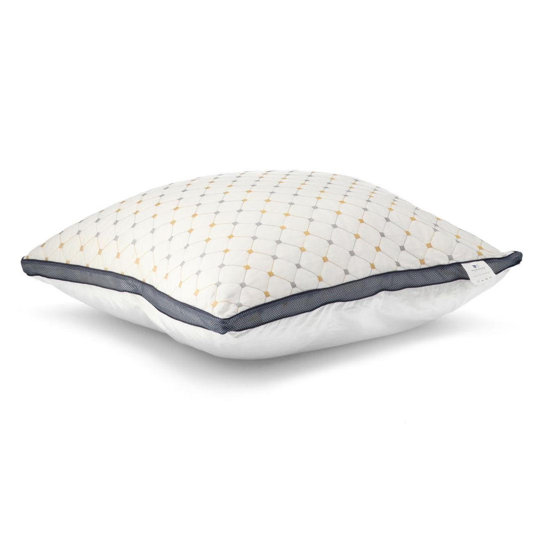 KOPFKISSEN Baumwolle 2er Set - Weiß, Textil (80/80cm) - KomfortKissen