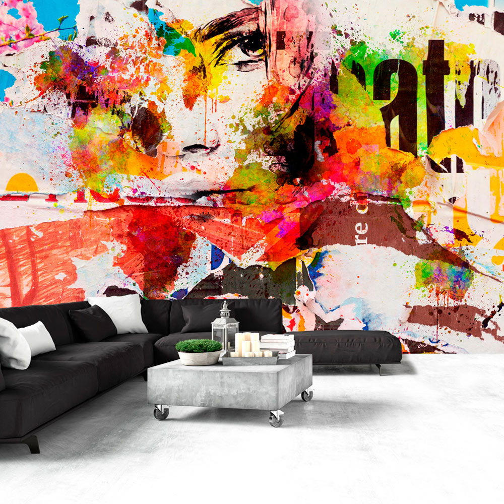 VLIESTAPETE Bunt 200/140 cm - Multicolor, Textil (200/1cm) - KUNSTLOFT