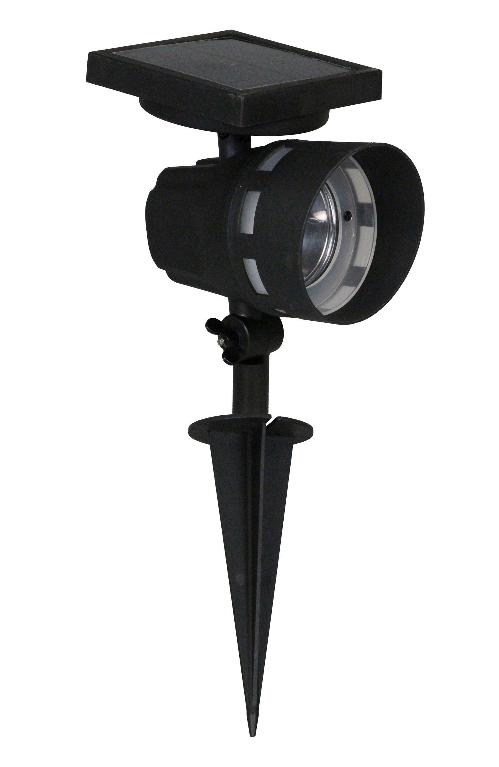 SPOTLAMPE 14.5/34/10.4cm - Schwarz, Kunststoff (10.4/14.5/34cm) - Luxform
