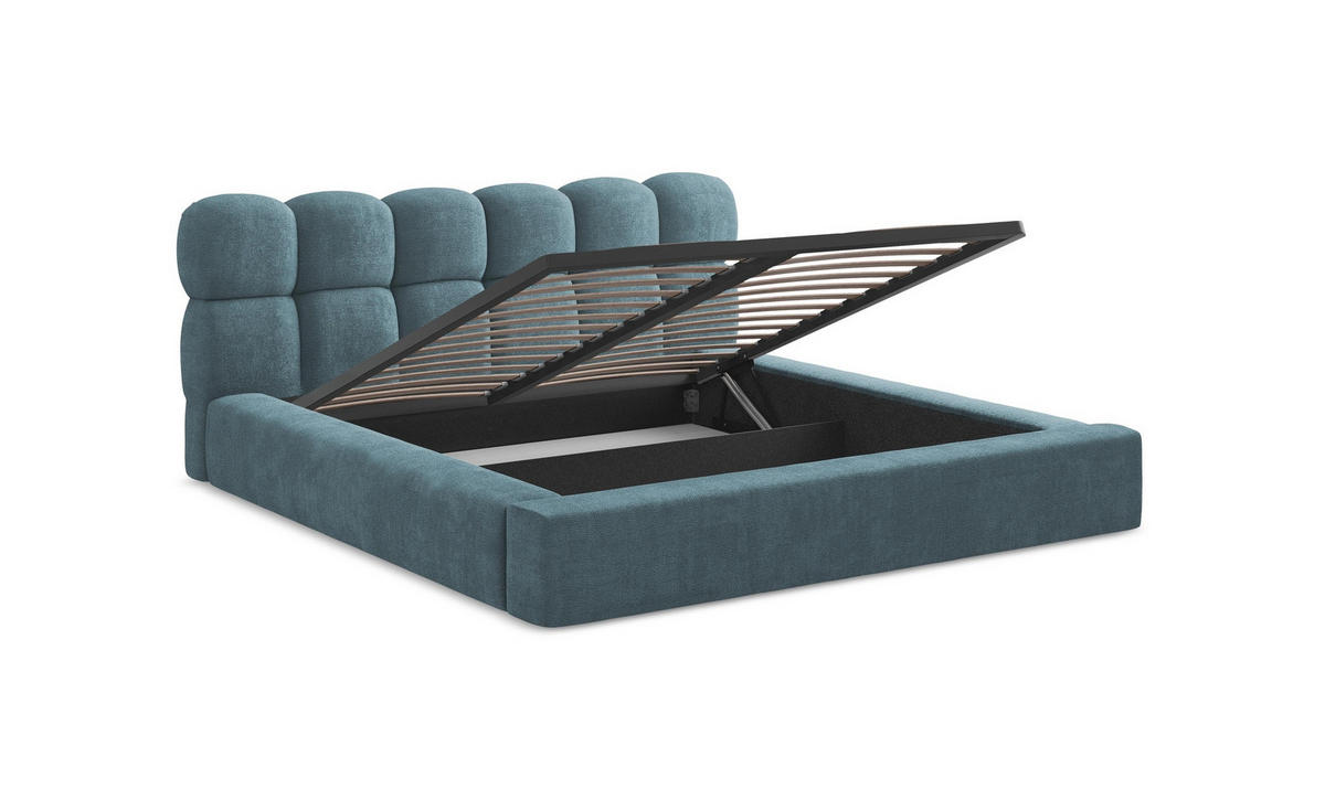 ECKSOFA Links Samt Stoff Rot - Bordeaux/Beige, Kunststoff/Textil (167/224cm) - Makamii