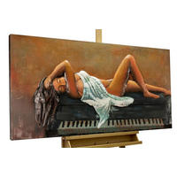 METALLBILD Weiß 120/60 cm - Weiß, Metall (5.28/60cm) - KUNSTLOFT