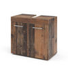 WASCHBECKENUNTERSCHRANK Luna Oldstyle 60 x 56 cm - Eichefarben, Holzwerkstoff (60/56/34cm) - Vicco