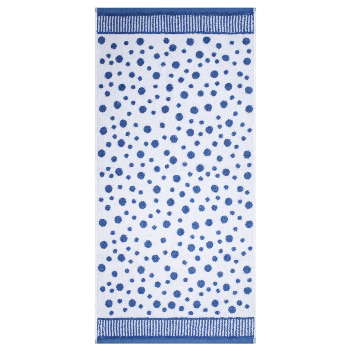 FROTTIERSET Punkte allover 6-teilig - Blau, Textil (50/100cm) - Ross