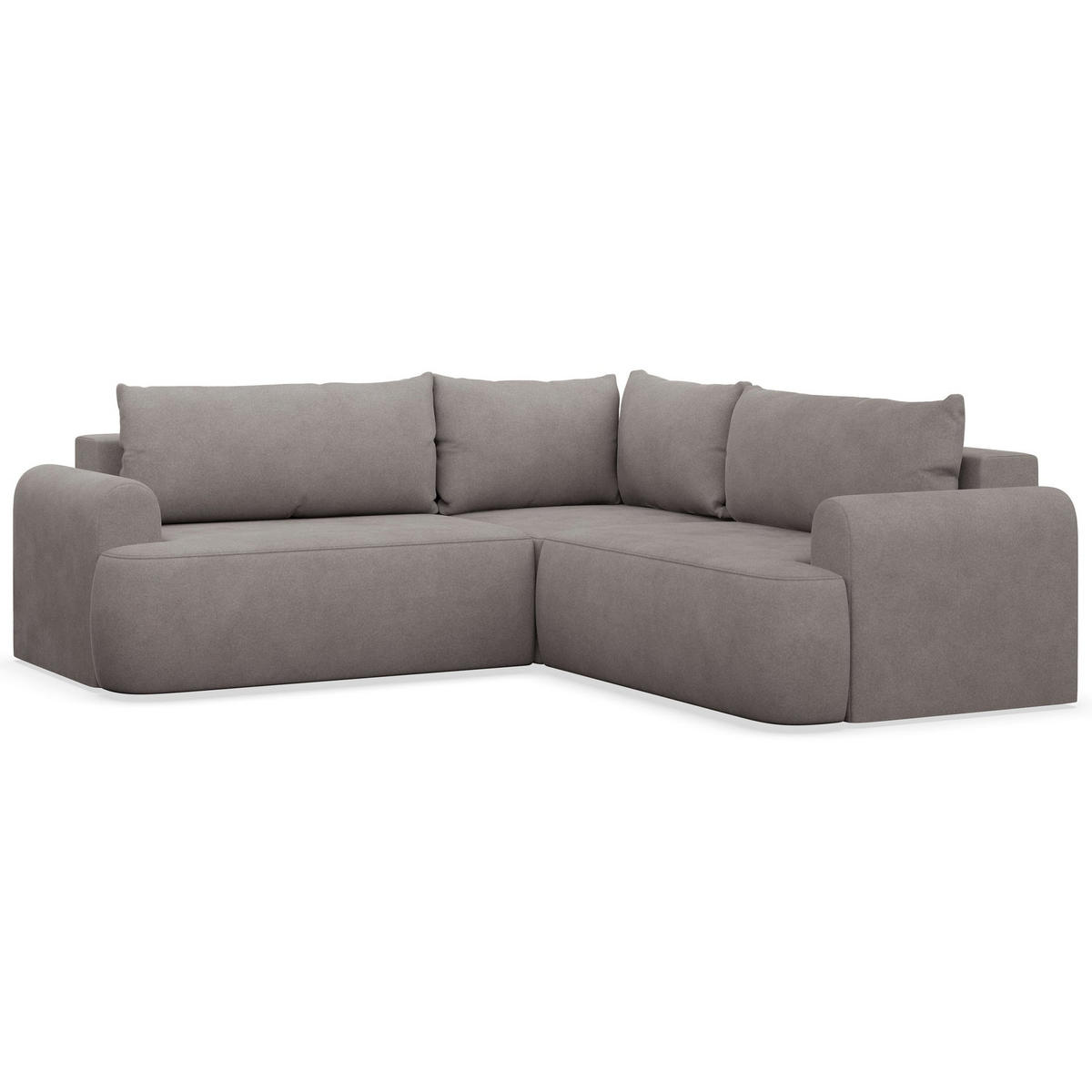 ROHOVÁ POHOVKA Ovo Zelený manšestr univerzální s úložným prostorem - černá/šedohnědá, textil/plast (245/245cm) - Selsey