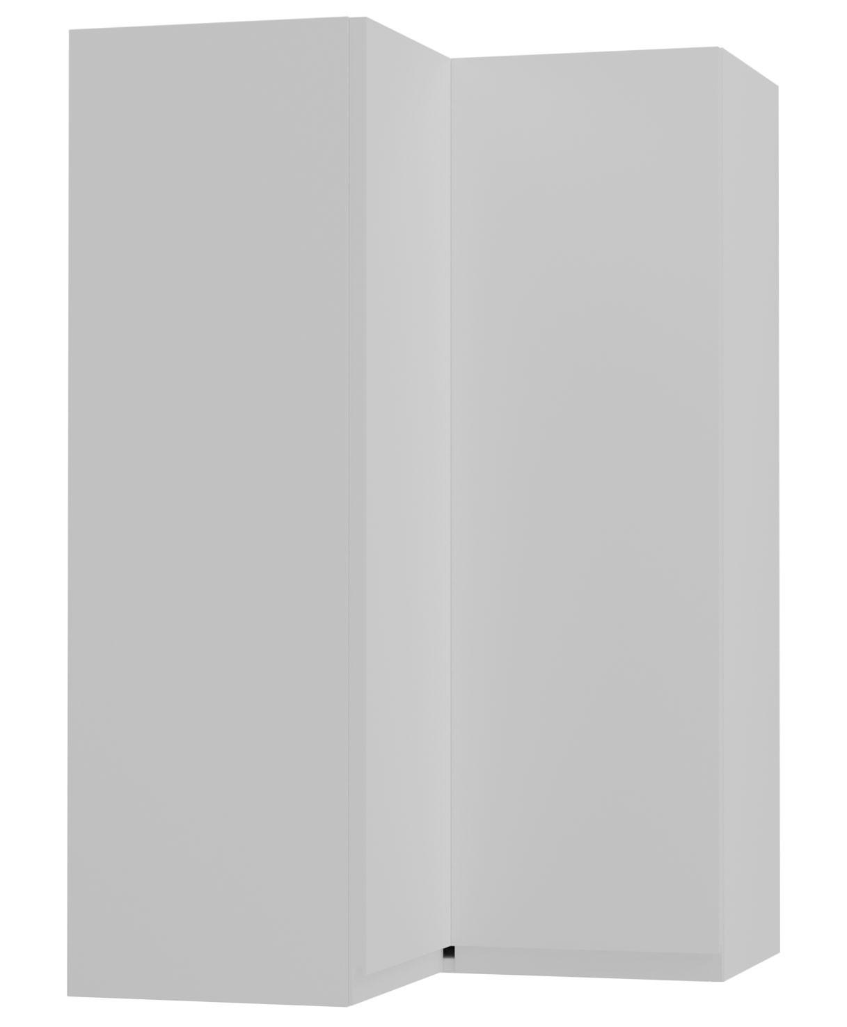 Feldmann-Wohnen Eckhängeschrank Weiß, Weiß 60x96x60 cm