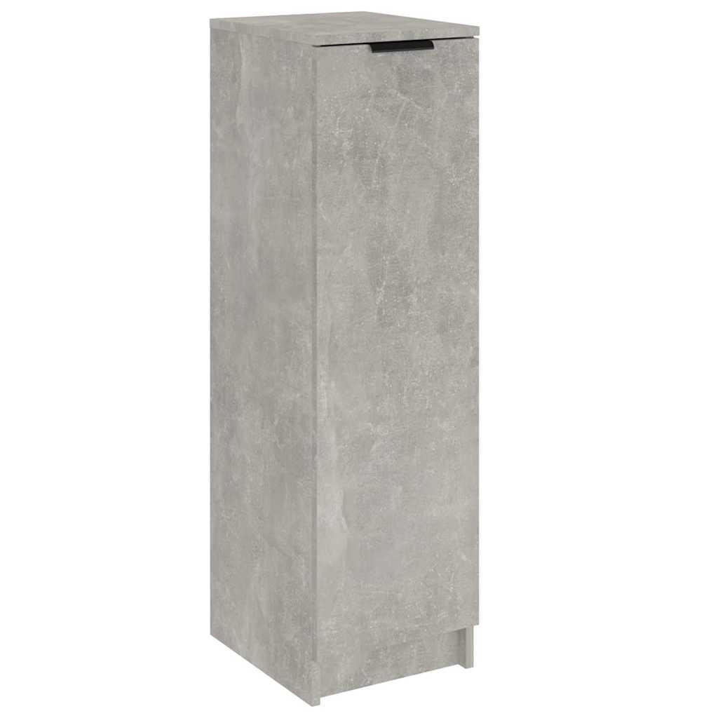 SCHUHSCHRANK Betongrau 30/35/100 Cm Holzwerkstoff - Grau, Holzwerkstoff (35/100/30cm) - vidaXL