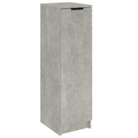 SCHUHSCHRANK Betongrau 30/35/100 Cm Holzwerkstoff - Grau, Holzwerkstoff (35/100/30cm) - vidaXL