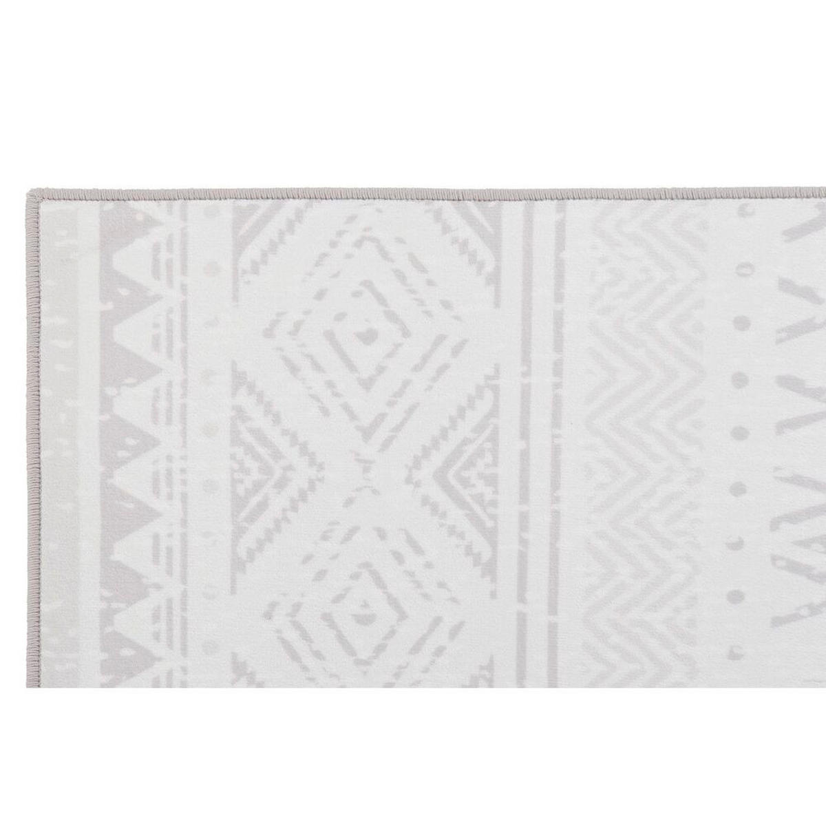 TEPPICH Grau Weiß Ikat (120 x 180 x 0,4 cm) - Multicolor, Kunststoff (120/180cm) - DKD Home Decor