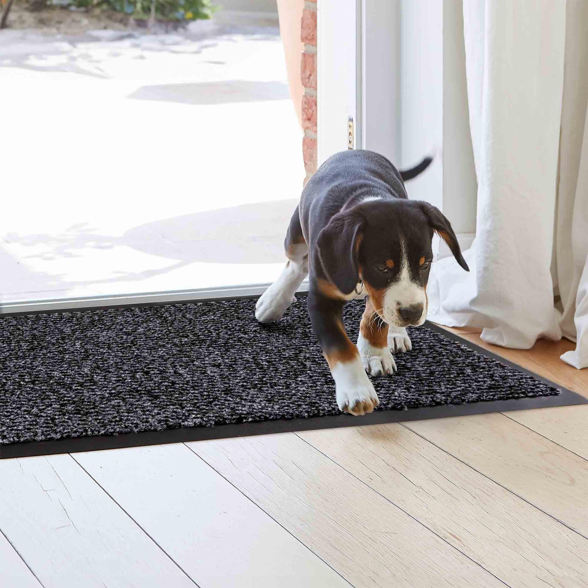 FUSSMATTE NELA Rutschfest - Grau, Textil (60/80cm) - Astra