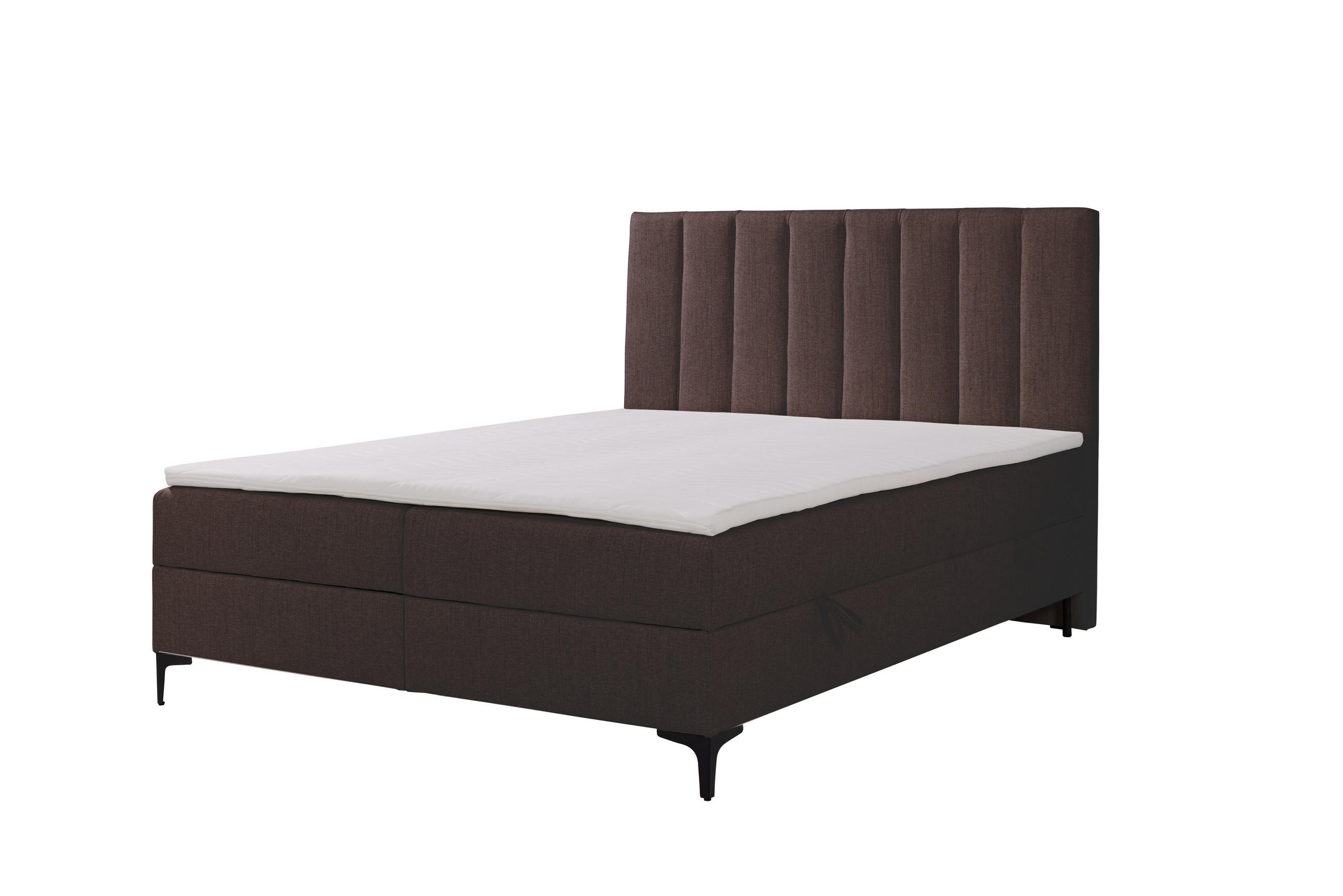 KS Home Concept Boxspringbett Dunkelbraun 180x200 cm