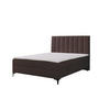 BOXSPRINGBETT SERANO mit Topper und Bettkasten, Dunkelbraun, 120x200 cm - Dunkelbraun, Textil (120/200cm) - KS Home Concept
