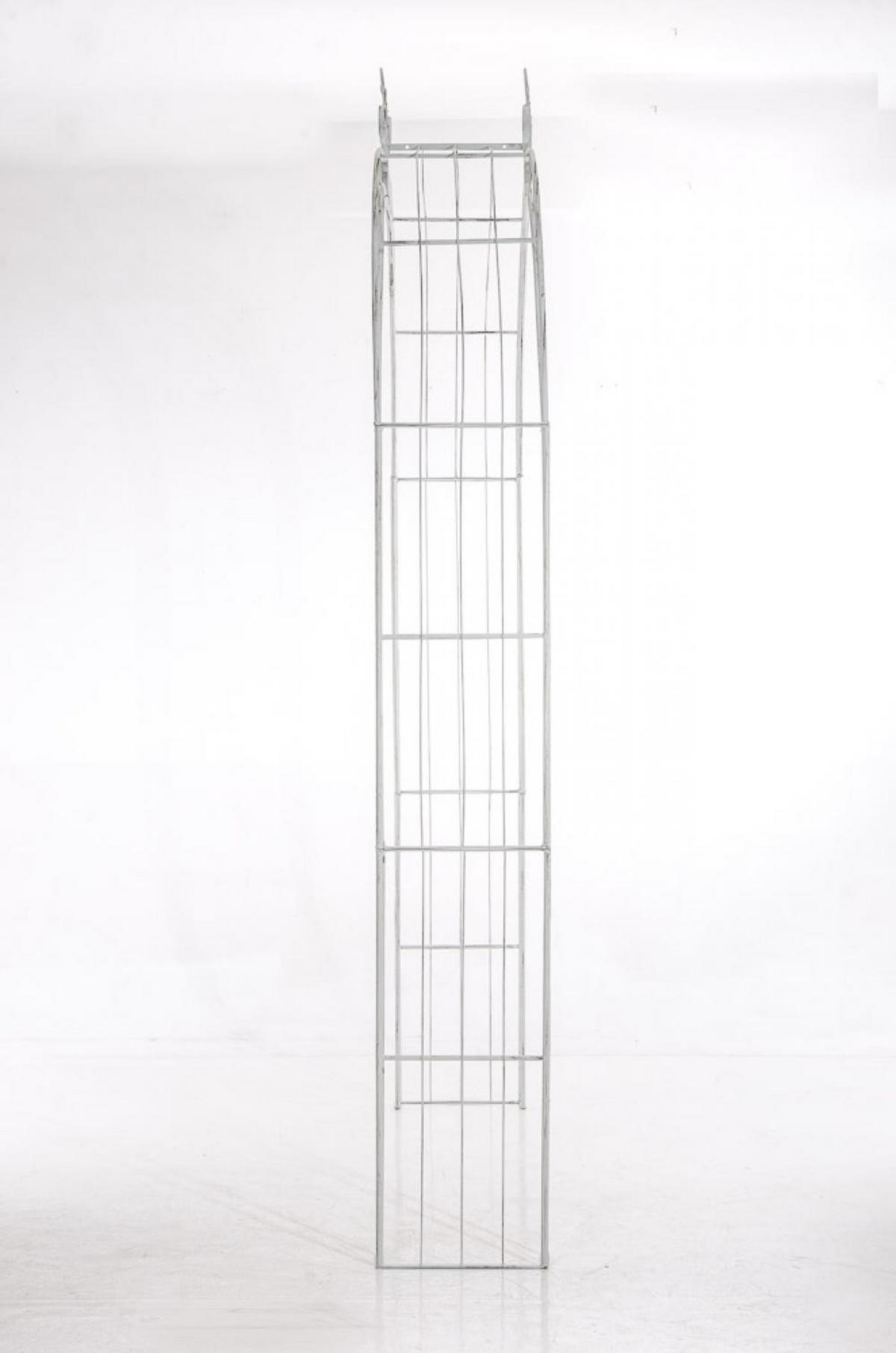 ROSENBOGEN Metall Antik Weiß - Weiß, Metall (148/260/34.5cm) - CLP