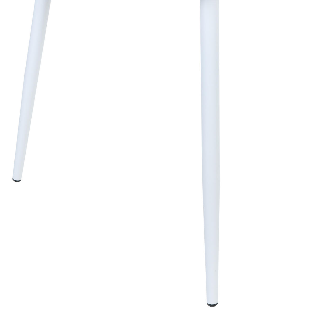 ESSZIMMERSTUHL 2er-Set Kunststoff Weiß Nashua II - Weiß, Kunststoff/Metall (50/86/51cm) - Beliani