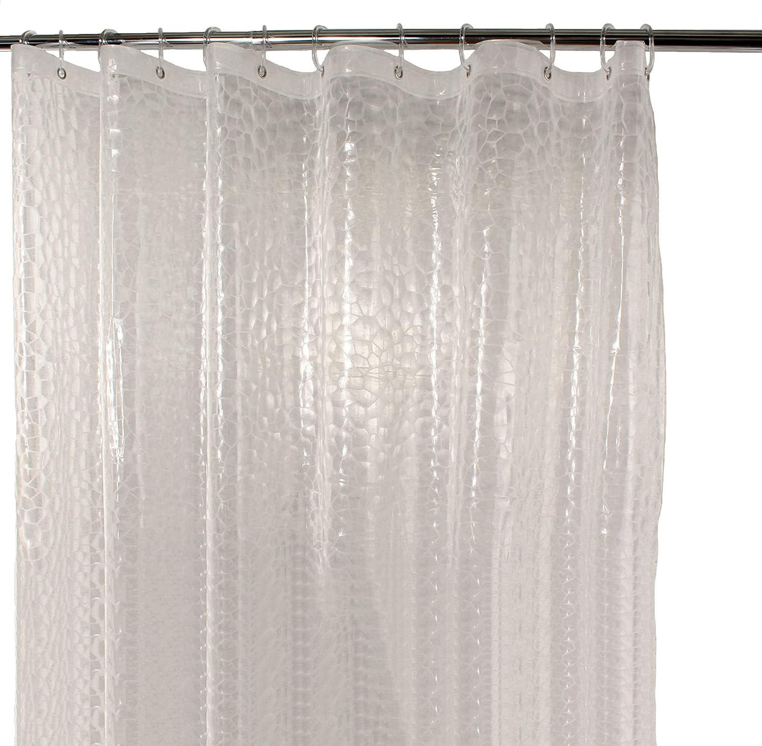 DUSCHVORHANG EVA transparent - Transparent, Kunststoff (180/150cm) - MCBOSON