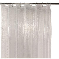 DUSCHVORHANG EVA transparent - Transparent, Kunststoff (180/150cm) - MCBOSON