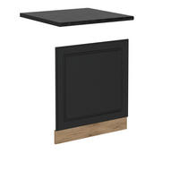 FRONTBLENDE R-Line Anthrazit Landhaus 60 cm , AP Anthrazit - Honigeiche/Anthrazit, Holzwerkstoff (60/57.2/1.6cm) - Vicco