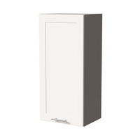 HÄNGESCHRANK Oslo W4/45 Grau / Weiß Matt 45 / 32,5 / 96cm - Weiß/Grau, Holz/Holzwerkstoff (45/96/32.5cm) - Feldmann-Wohnen