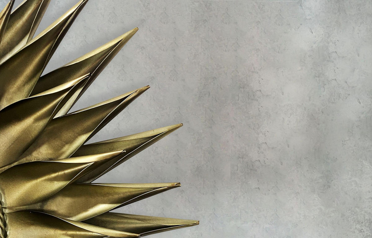 WANDSPIEGEL Rund Metall Messing Antik 74 cm Sonnenform - Goldfarben, Glas (74/74/6cm) - KADIMA DESIGN