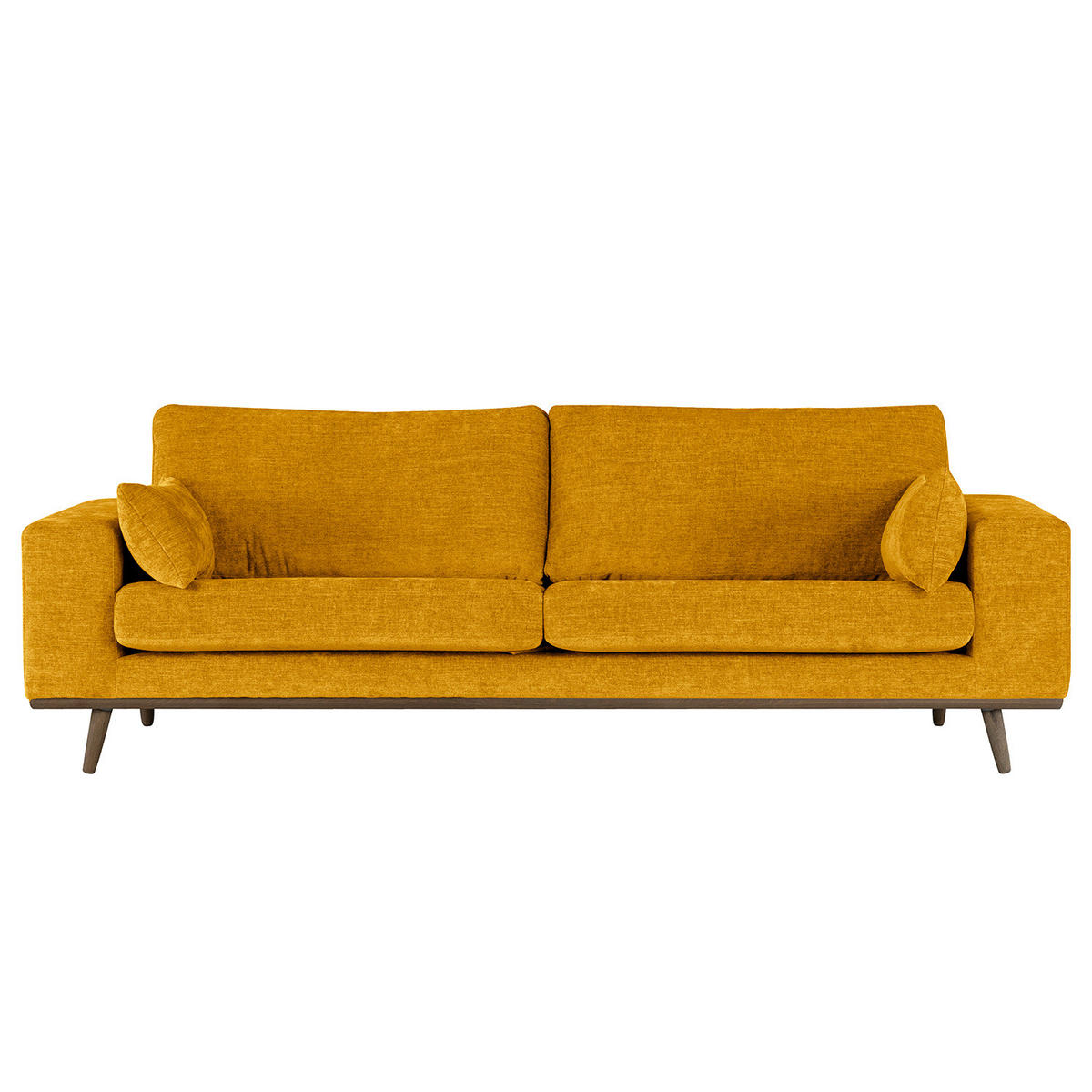 3-SITZER SOFA - Gelb, Textil (237/81/88cm) - home24