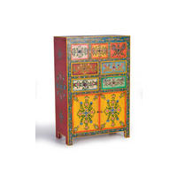 KOMMODE aus Mangoholz - Chromfarben, Holz (40/85/122cm) - Giner y Colomer