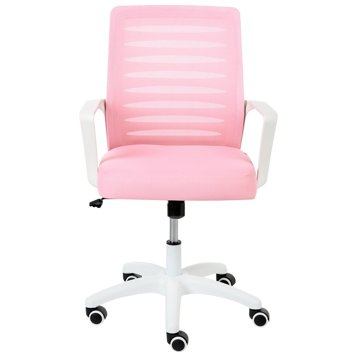 BÜROSTUHL Rosa Radiant - Pink, Textil (58/88/58cm) - Beliani