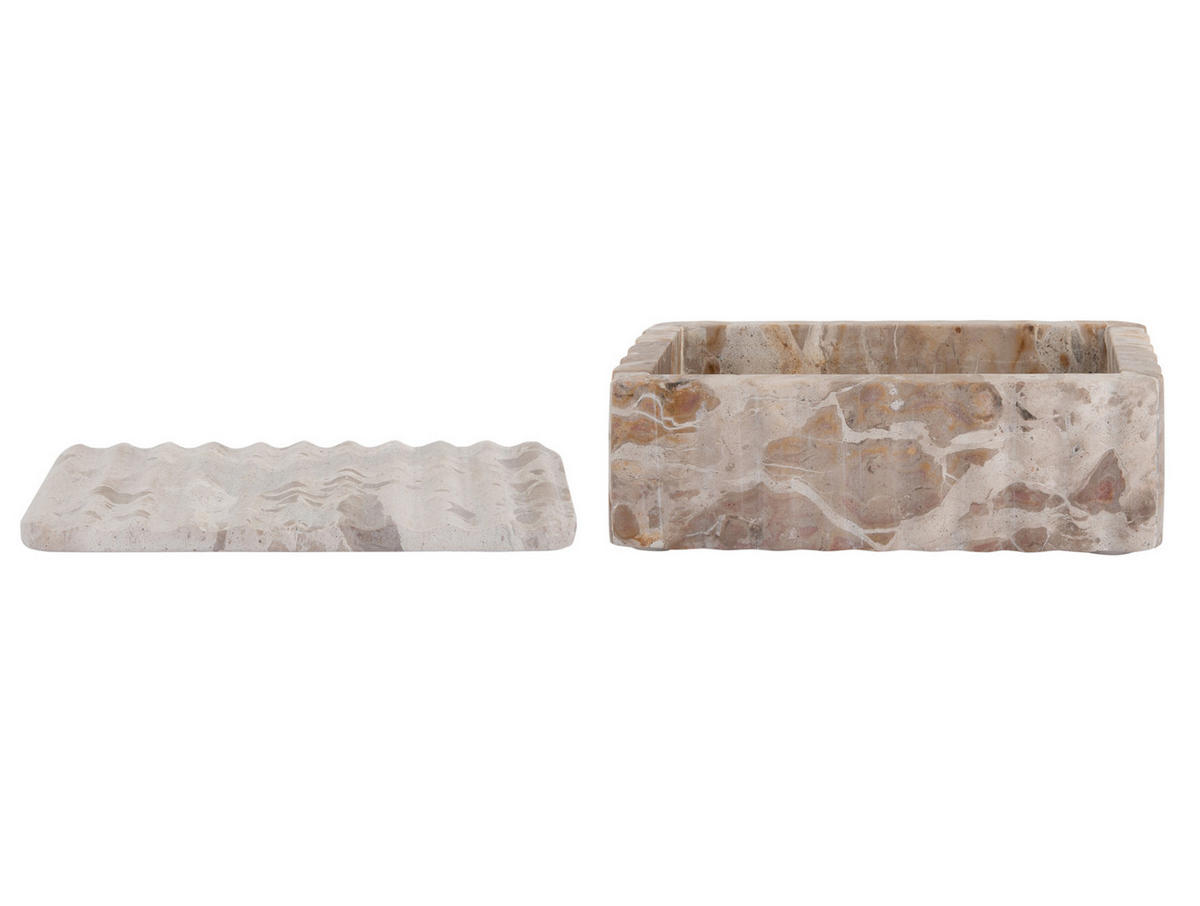 SCHALE Metde 22/13/8 cm - Braun, Naturmaterialien (8cm) - Present Time