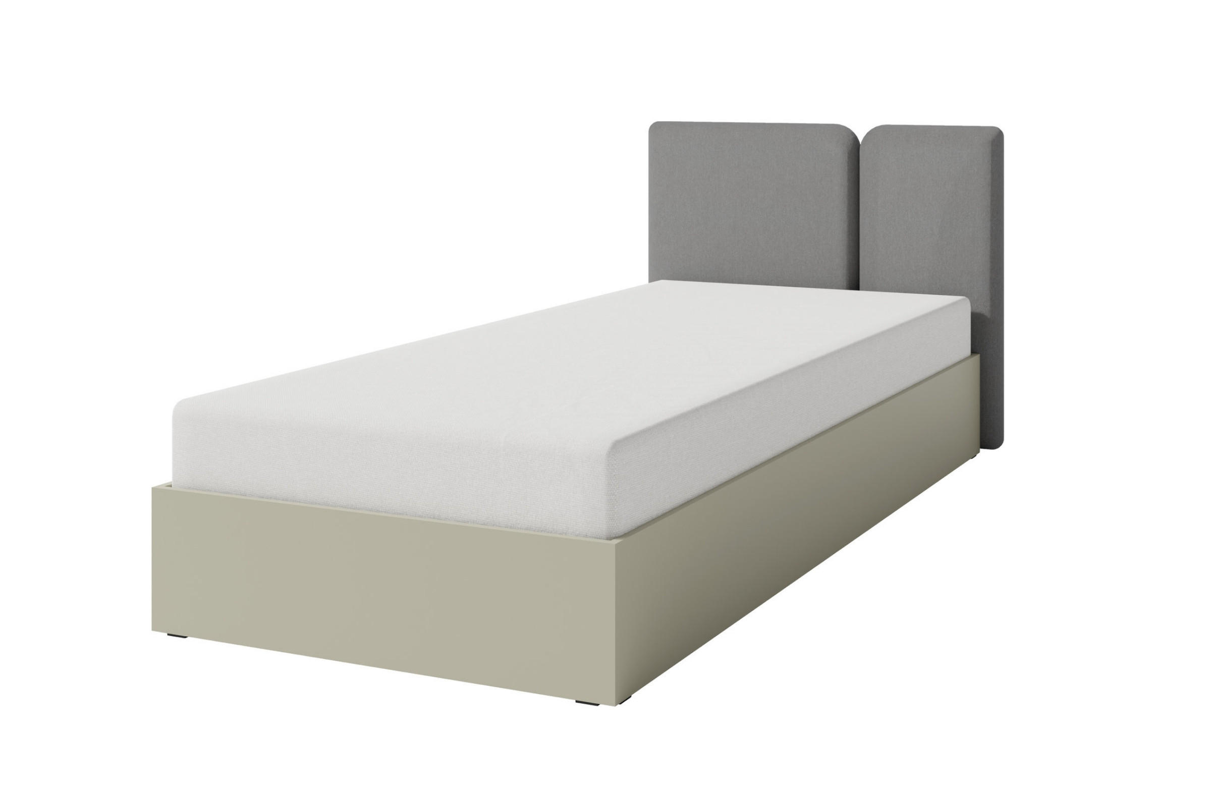 Deine Möbel 24 Jugendbett Eukalyptusholz, Alteiche 90x200 cm