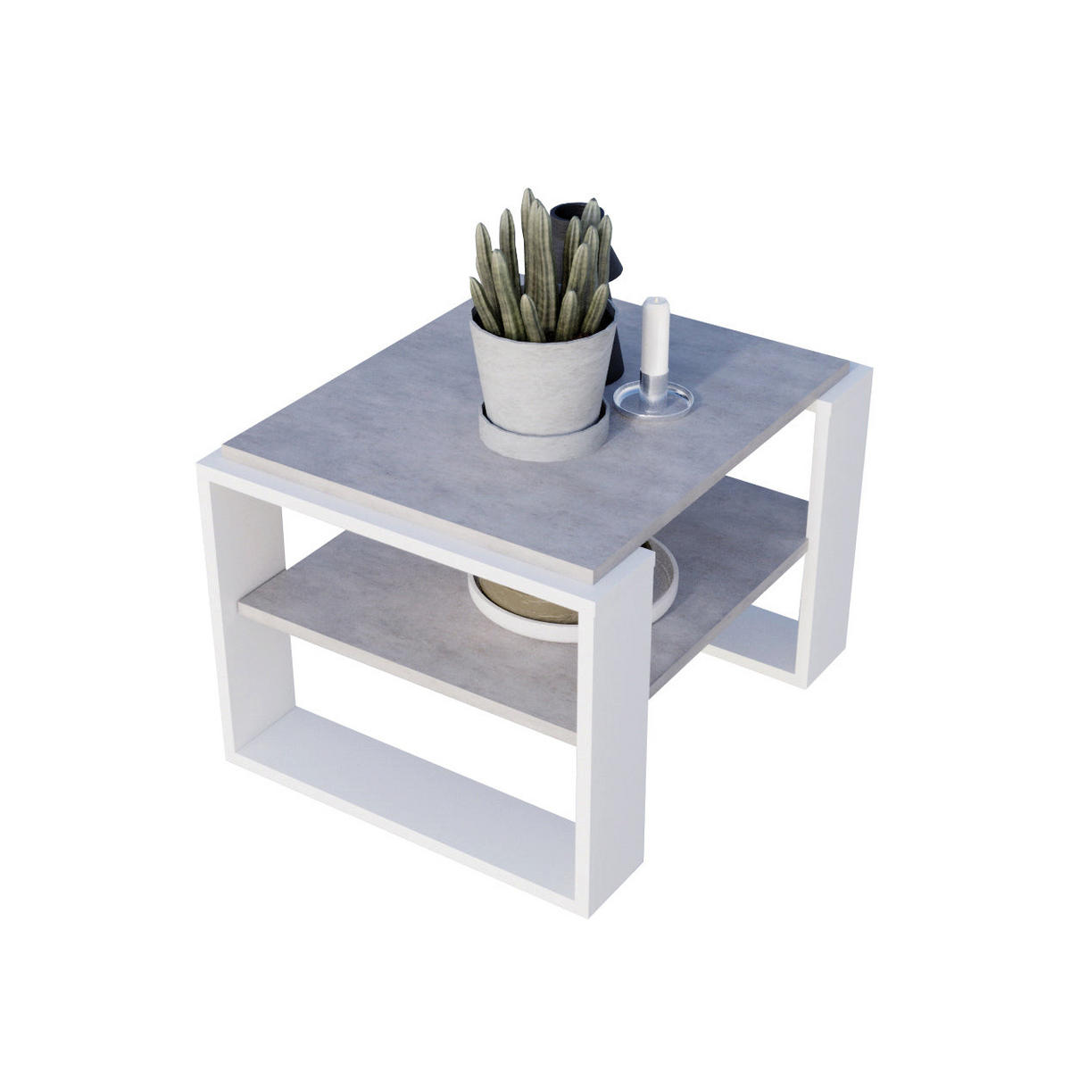 COUCHTISCH KAJA 63 - Multicolor/Weiß, Holz (54/63/44cm) - Mat-Haus