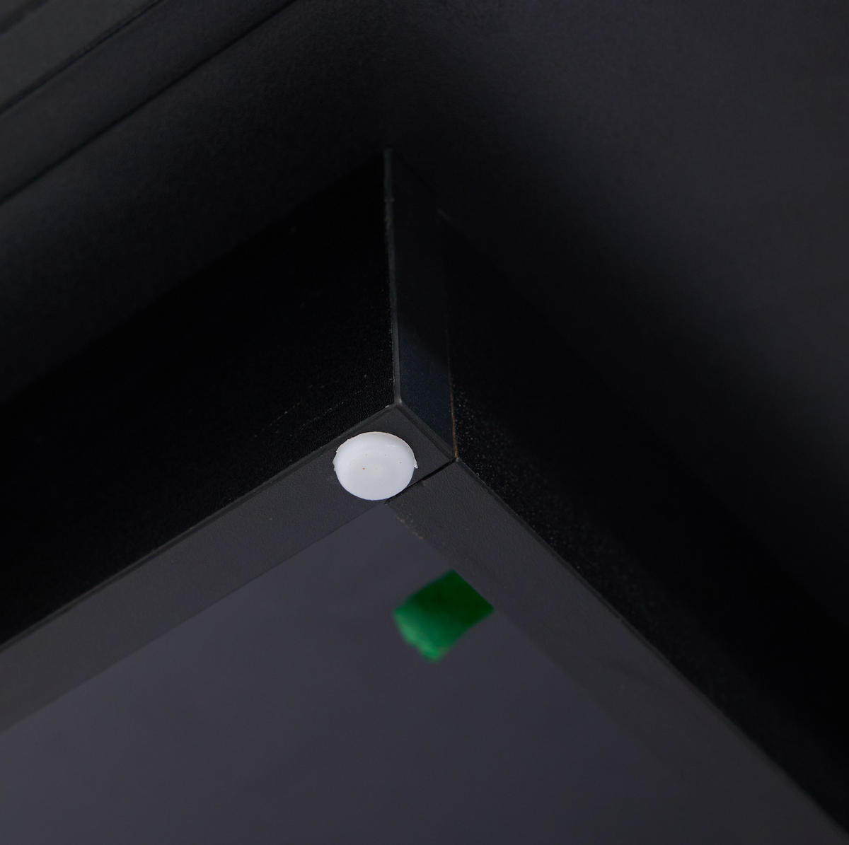 KONFERENČNÍ stolek z akrylu, 100/50/42 cm černý, s LED osvětlením a zásuvkami - černá, kompozitní dřevo (100/50/42.5cm) - BEAOK