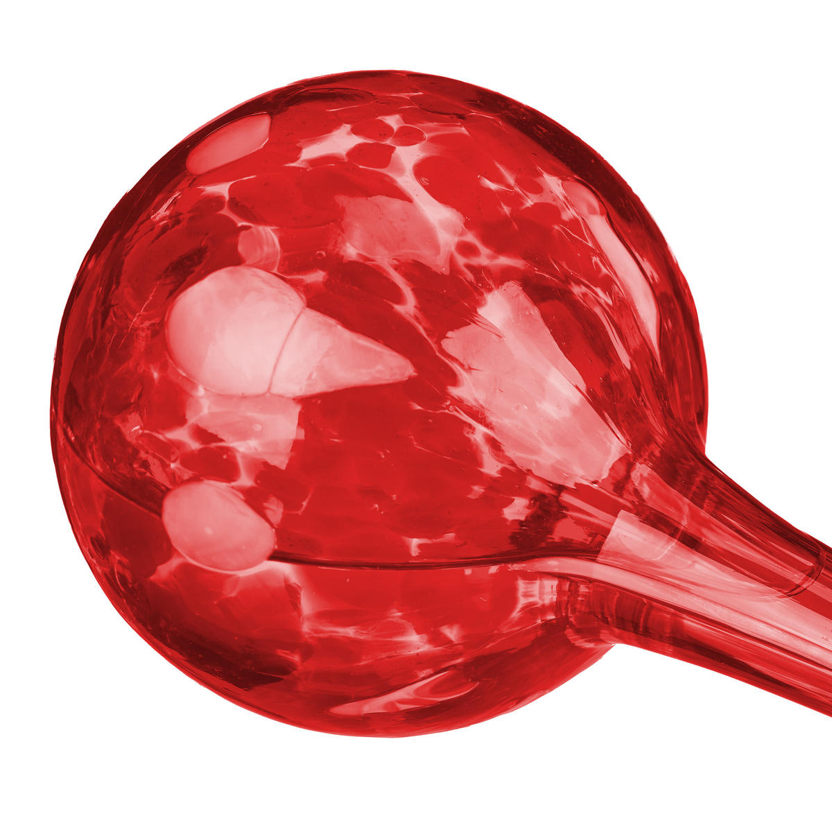 2XBEWÄSSERUNGSKUGEL - Rot, Glas (9/30/9cm) - Relaxdays
