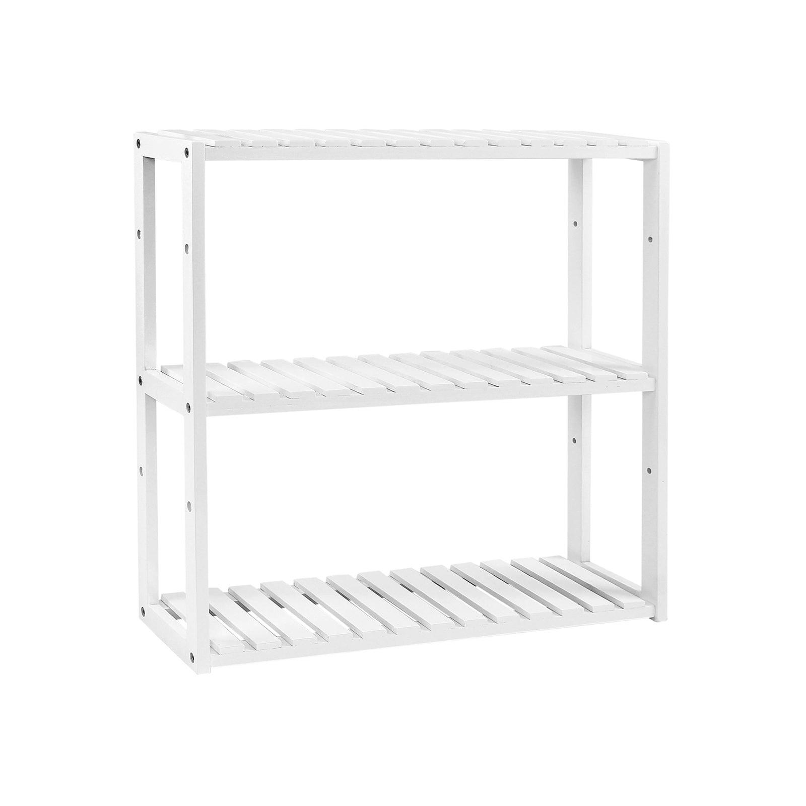 BADZIMMERREGAL - Weiß, Holz (54/15/60cm) - Hansiro